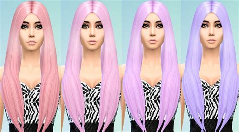Ohmyglobsims Pastel Hair Recolors David Sims Long Classic Hairstyle