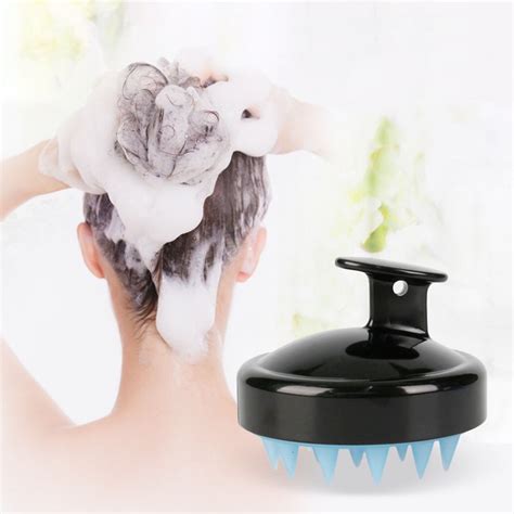 1pc Scalp Massage Comb Silicone Bath Shower Hair Head Brush Massage Home Bathroom Accessories