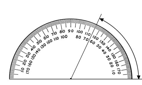 Thus the different types of angles based on their measurements are: Protractor, 65 Degrees | ClipArt ETC