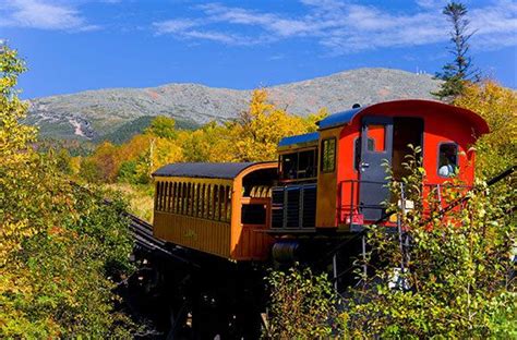 Fall Foliage Train Rides In North America Mt Washington Cog Railway