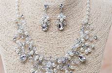 bridal party jewelry rhinestone crystal dhgate sets