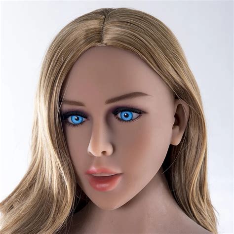 Tpe Oral Sex Doll Head Fits 140cm To 176cm Life Size Realistic Love Doll With Customize Wig And