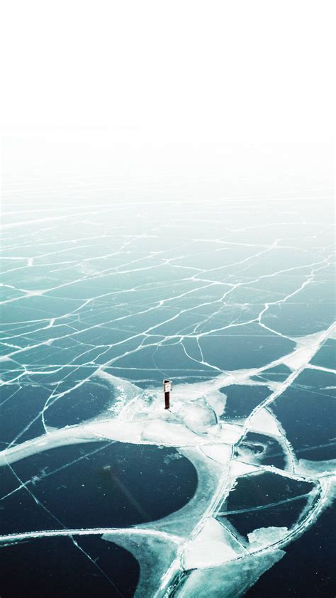 Frozen Lake Michigan United States Iphone Wallpaper Iphone Wallpapers