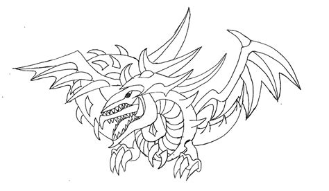 Yu Gi Oh Slifer The Sky Dragon Coloring Pages