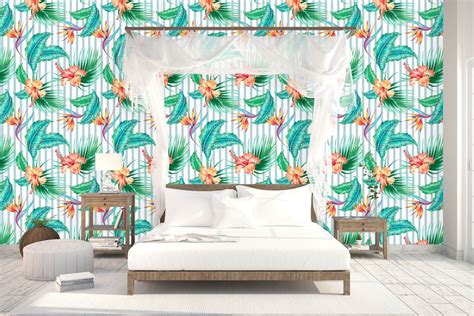 Tropical Wallpaper | Tropical wall art, Tropical wall decor, Tropical wallpaper
