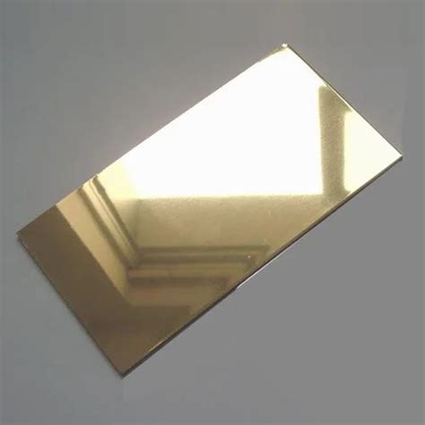 Mirror Finish Aluminium Composite Panel Mirror Gold Aluminium