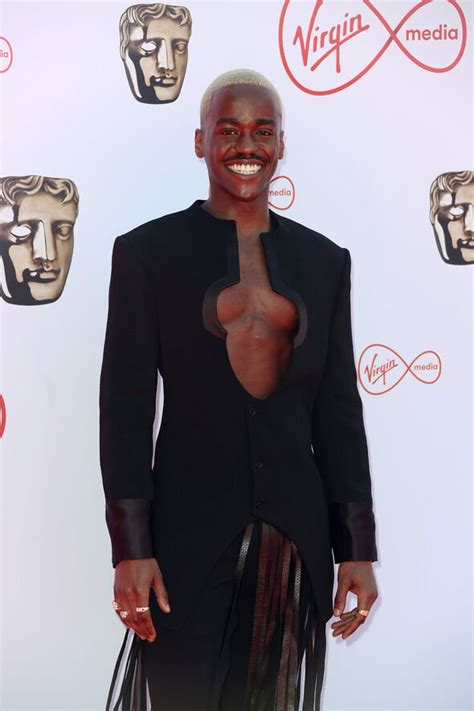 Ncuti Gatwa Makes Red Carpet Debut As New Doctor Who As He Flaunts Abs