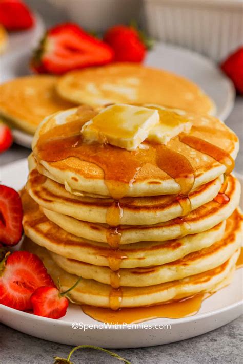 Fluffy Buttermilk Pancakes Spend With Pennies Ejivi