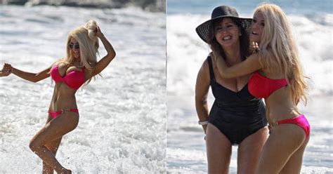 Yikes The New Kris Jenner Courtney Stodden Flashes Bikini Body With