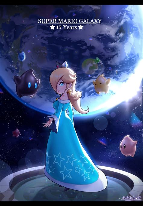 Rosalina Luma And Polari Mario And More Drawn By Sarukaiwolf Danbooru