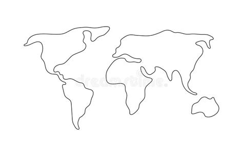 Weltkarte Umrisse Kontinente Weltkarte Umrisse Wandtattoo Kontinente