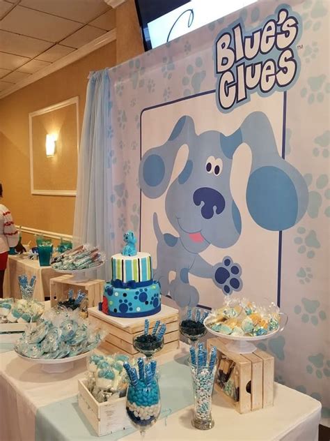 Pin By Lynda Hogan On Our Blues Clues Baby Shower Blue Birthday