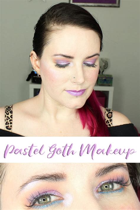 Pastel Goth Makeup Tutorial Featuring The Kat Von D Pastel Goth Palette