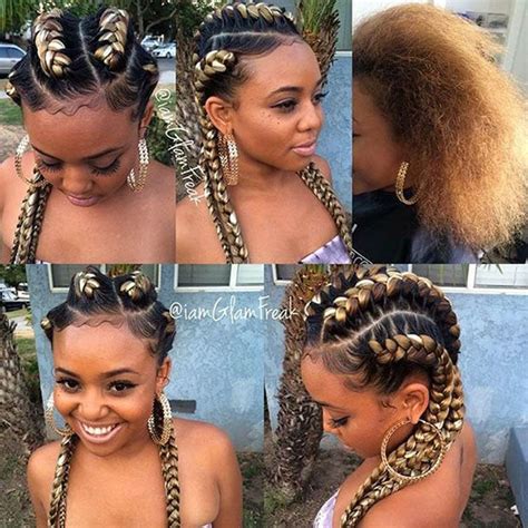 trendy braided hairstyles in 2019 for millenial ladies goddess braids braided hairstyles