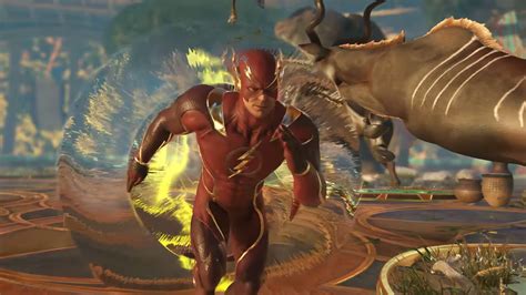 Injustice 2s Flash Gameplay Trailer Reveals His Time Travelling Super