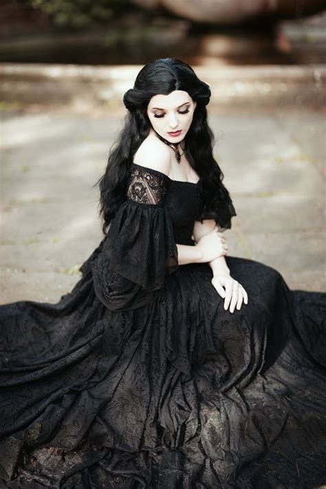 Black Gorgeous Lace Gothic Victorian Dress Uk We Ship