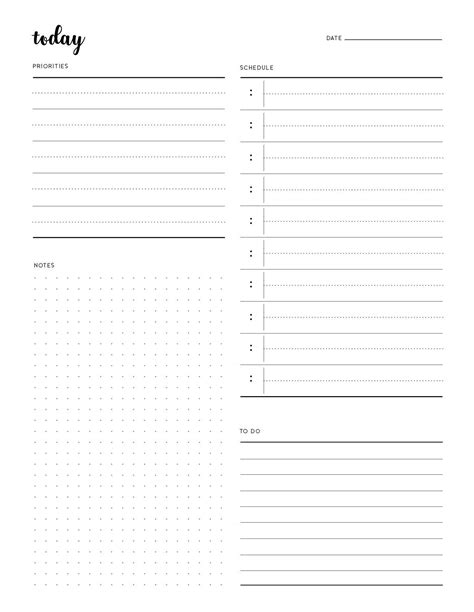 Free Aesthetic To Do List Template Pdf World Of Printables Day