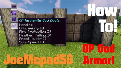 How To Get The Most Op God Armor And Enchants In Minecraft 116