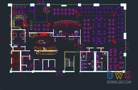 Best arredo cucina dwg gallery ideas & design 2017. Dwg Download -Restaurant Architectural Detail Dwg Project ...