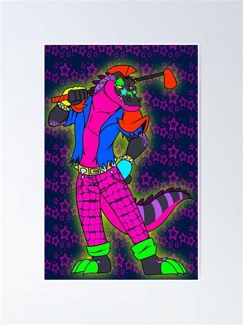 Montgomery Gator Black Light Poster For Sale By Themaskedhunter