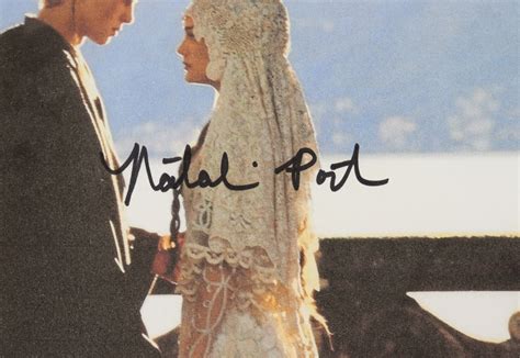 Natalie Portman Signed Star Wars 12x15 Custom Framed Photo Display