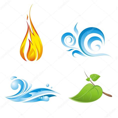 Four Elements Of Nature — Stock Photo 3790714