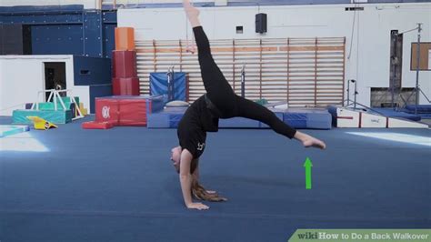 How To Do A Back Walkover Back Walkover Gymnastics Moves Gymnastics