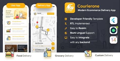 Easily manage deliveries with our app. Download Courier Delivery App| Custom Courier App| User ...