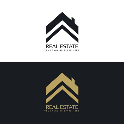 Real Estate Logo Design Concept Download Free Vector Art Stock