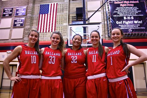 The Five Seniors On The Ballard High School Girls Basketball Team Have