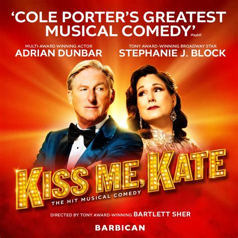 Kiss Me Kate Tickets Barbican Centre London Theatre