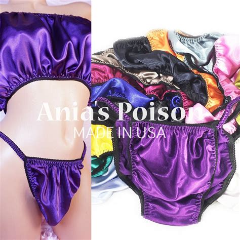 Anias Poison MANties S XXL Shiny Rare 100 Polyester String Bikini