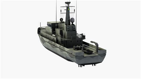 Koster Class Mine Countermeasure Vessel 3d Model 199 Ma Fbx Flt