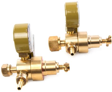 Biltek Dual Gauge Oxygen And Acetylene Solid Brass Regulator For Welding