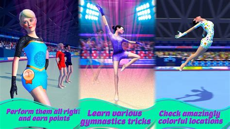 Gymnastics Simulator 3d Girls Champions Contest Gameplay Video