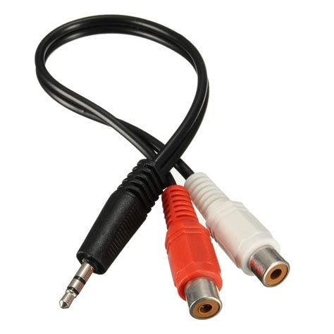 Going to connect a wired 3.5mm female jack that will be left outside the case, this will allow me to connect an external mic placed inside my crash helmet. 3.5mm Male Mini Stereo Jack To 2 Female RCA Twin Phono Cable Lead Y Adapter | Alexnld.com