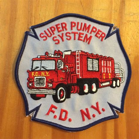 Fdny City Of New York Fire Department Super Pumper Patch Fdny Fdny