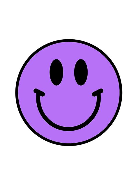 Purple Smiley Face T Shirt By Evahart28 Redbubble