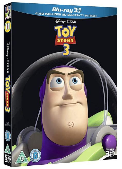 Toy Story 3 Blu Ray 3d 2d 2010 Disney Pixar Uk Limited Edition 3d