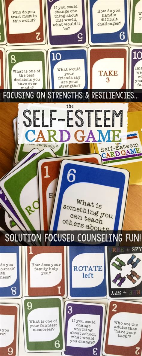 Praise them for all the efforts they take, and this will surely boost. THE SELF-ESTEEM CARD GAME! Fun Solution Focused School ...