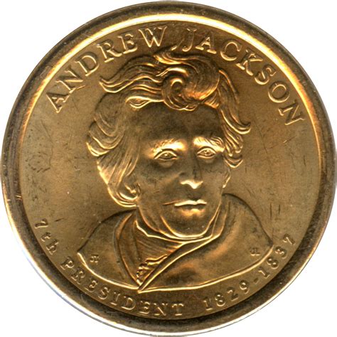 1 Dollar Andrew Jackson États Unis Numista
