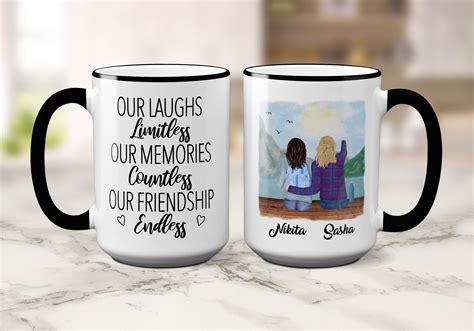 Best Friends Mug Custom Best Friend Mug Customized Best Friend Coffee