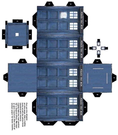 Imprimibles Papercraft De Doctor Who Tardis Daleks Cybermen
