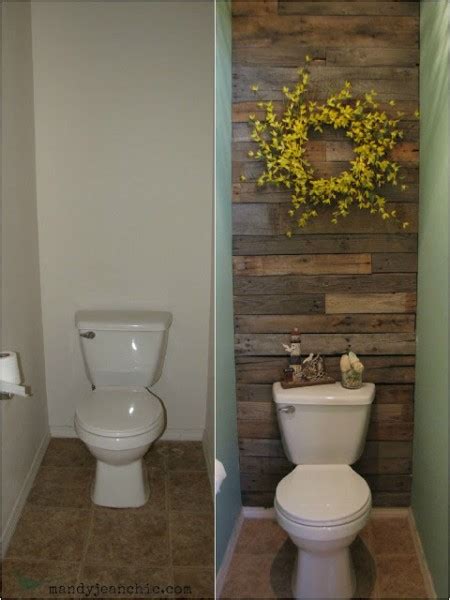 Across from wall will be black vanity. Remodelaholic | Build a Wooden Pallet Deck for Under $300