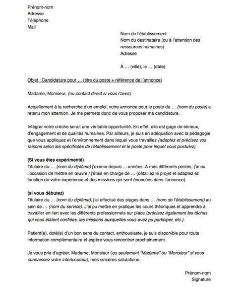 Exemple Lettre De Motivation Stage 3Ã¨me Creche  Financial Report