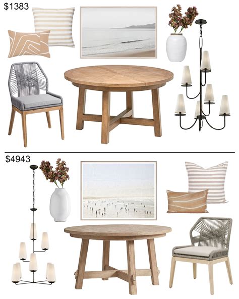 Highlow Design Board Dining Room With Coastal Touches — Blushing Boho
