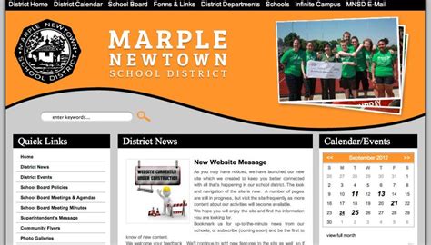 Mnsd Launches Brand New Website Marple Newtown Pa Patch