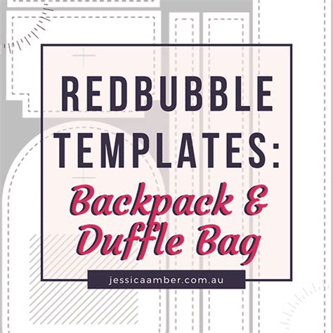Redbubble Templates Backpack And Duffle Bag Jessicaamber