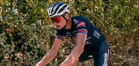 Mathieu van der Poel na parcoursverkenning Strade Bianche ...