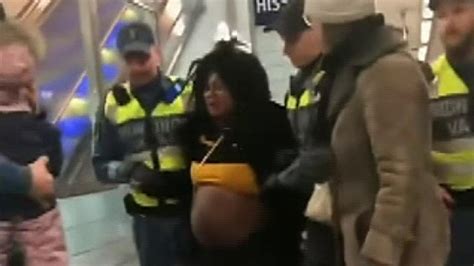 Pregnant Woman Dragged Off Subway Train By Swedish Guards Sparks
